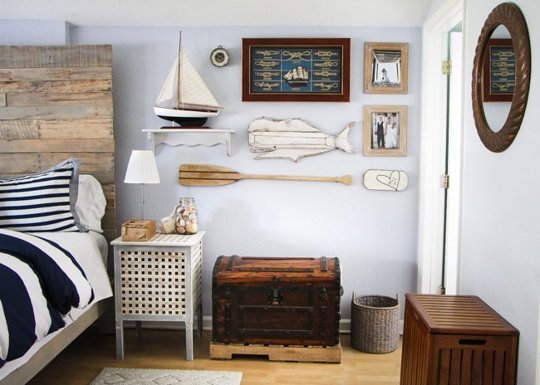 Quarto de Casal Náutico: Sofisticação e Relaxamento à Beira-Mar
