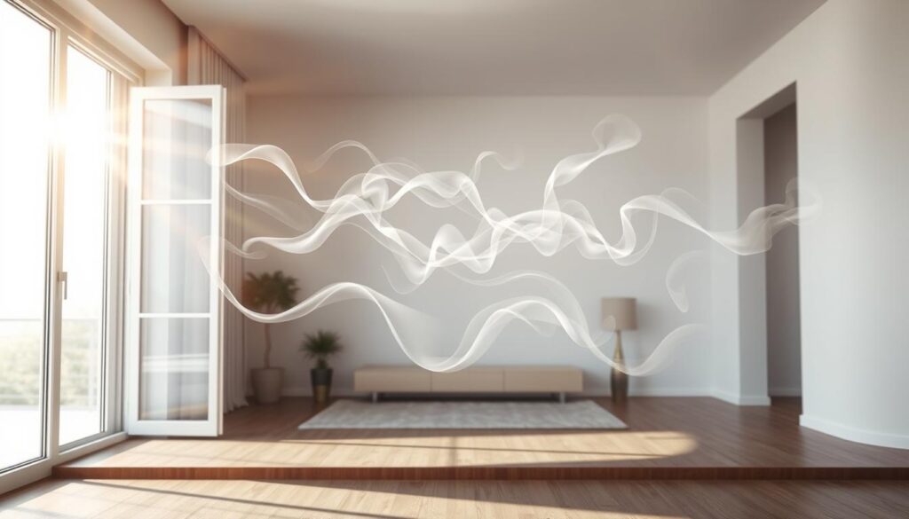 quarto com ventilação natural otimizada