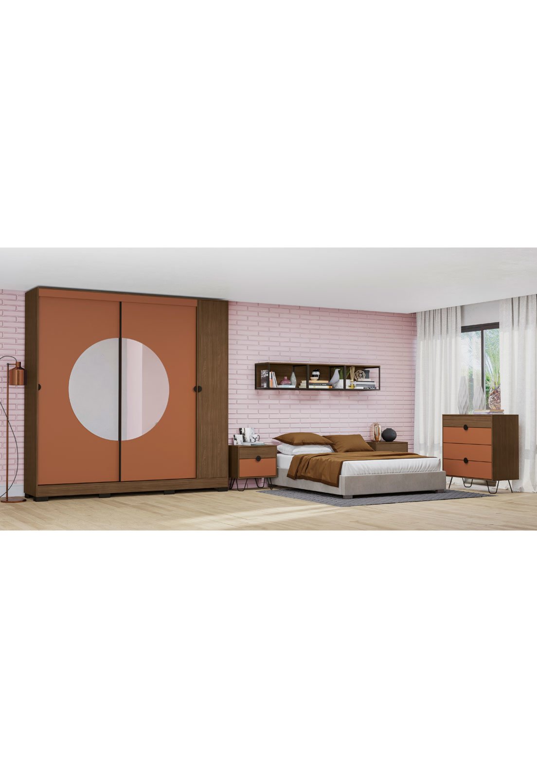 Como Criar um Quarto Boho Aconchegante com Terracota e Madeira