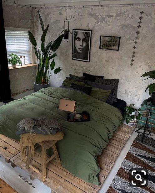 Verde Sálvia e Tons Terrosos: A Combinação Perfeita para um Quarto Aconchegante