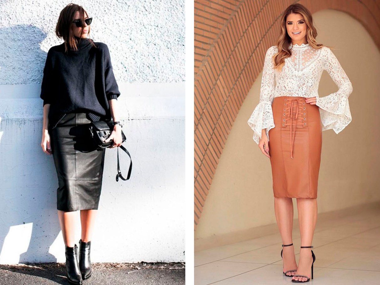 Saia de Couro no Verão: Dicas para um Visual Fresco e Elegante