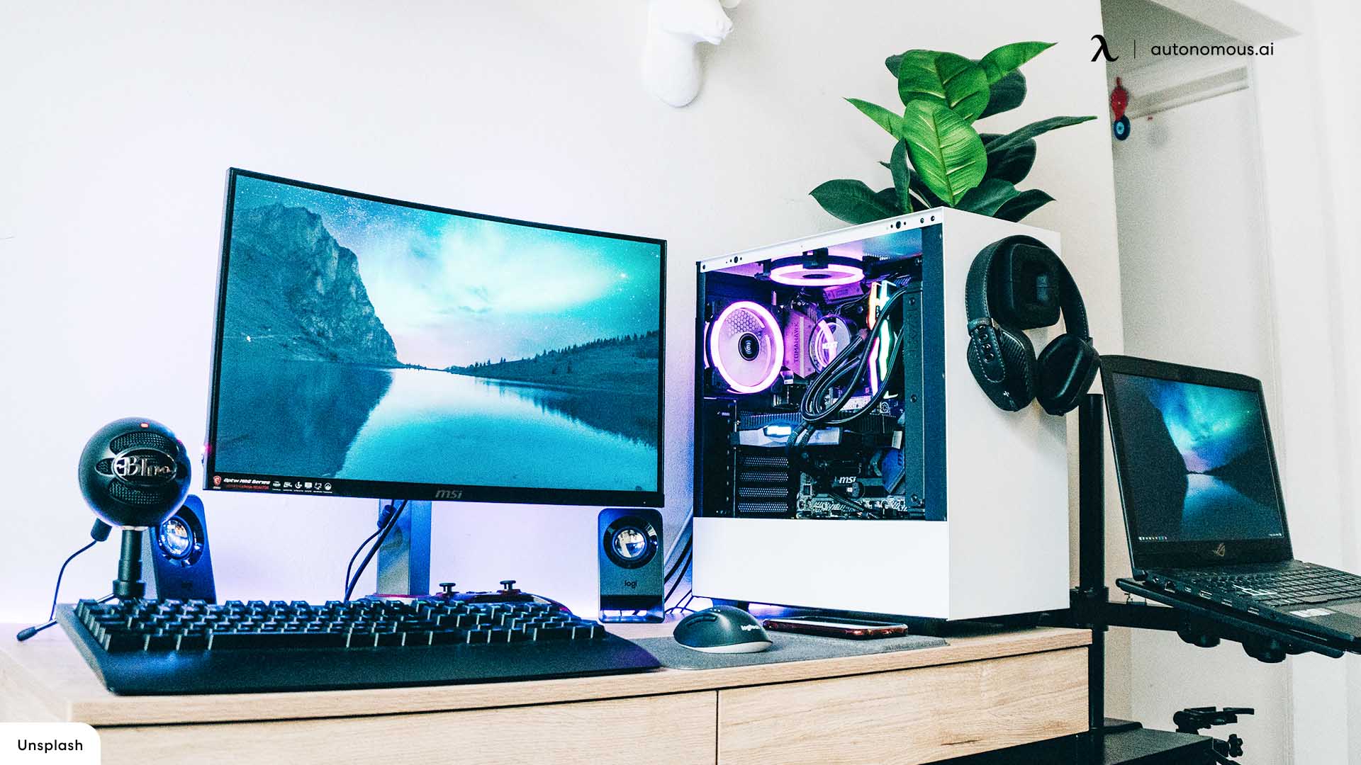 setup gamer minimalista