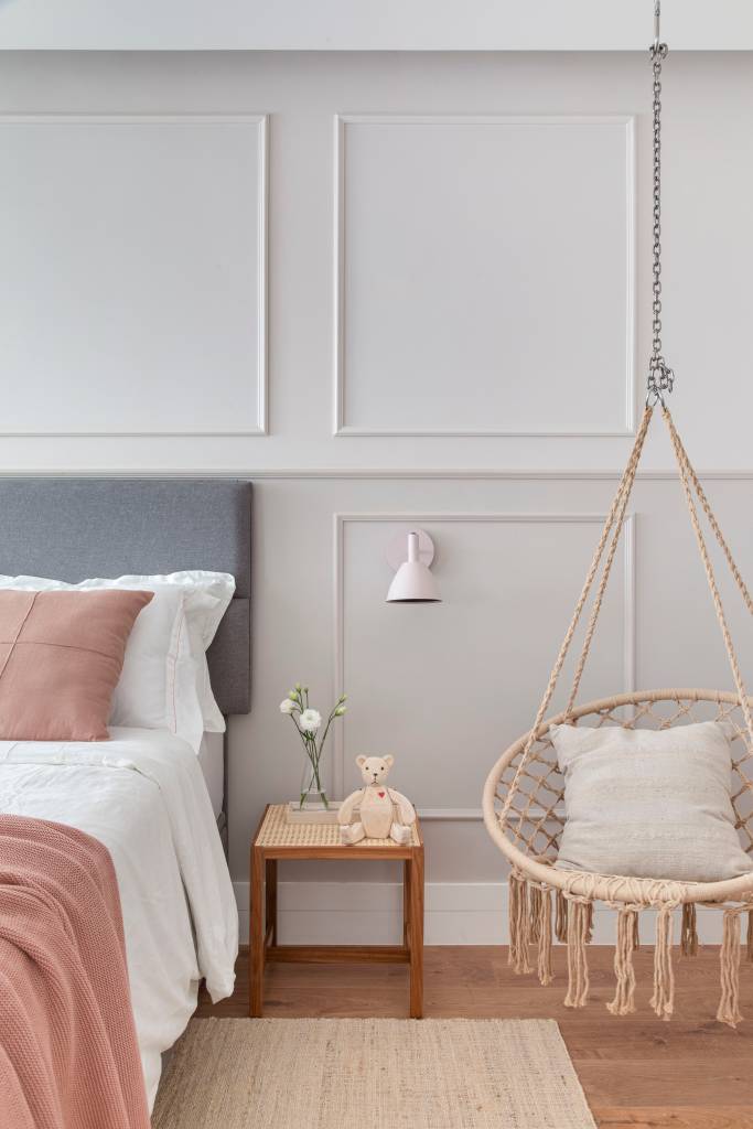 balanço suspenso decoração quarto