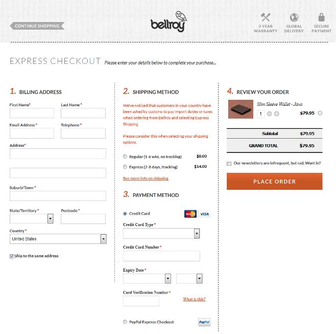 como otimizar checkout loja virtual