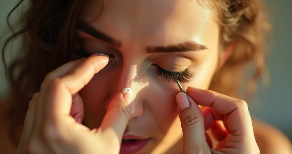 Como aplicar cílios postiços sem o erro que estraga o glamour Como aplicar cílios postiços sem o erro que estraga o glamour