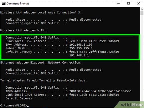 como descobrir o ip do meu pc