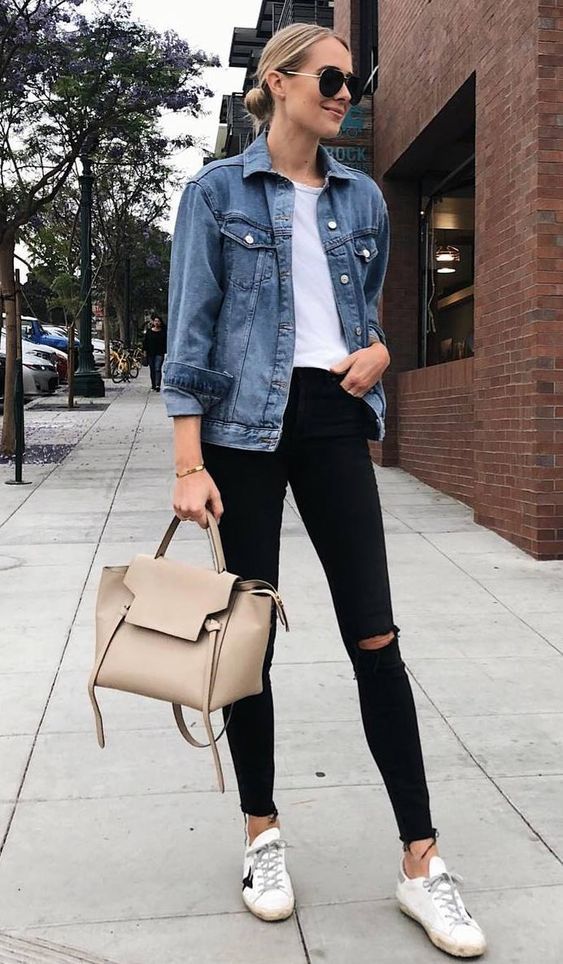 como usar jaqueta jeans com calça jeans masculina