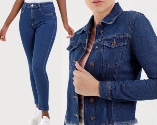 looks com jaqueta jeans e calça jeans 2026