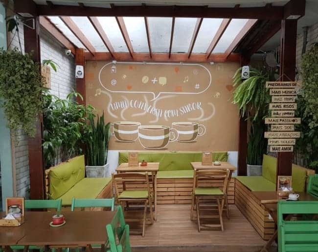 ideias de decoração para cafeteria pequena e charmosa