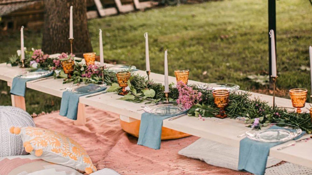 ideias de decoração para festa de noivado simples