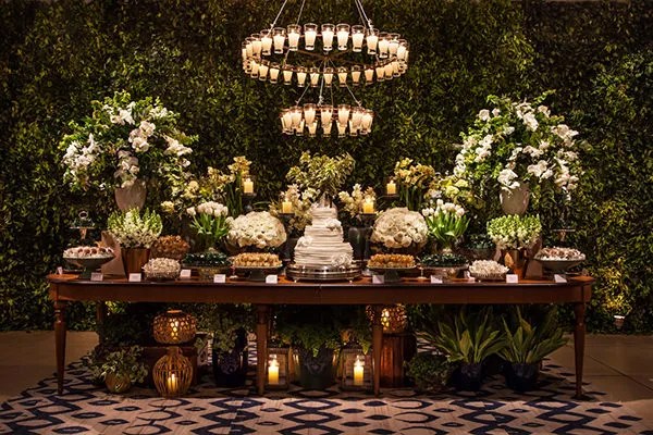 decoração de festa de noivado