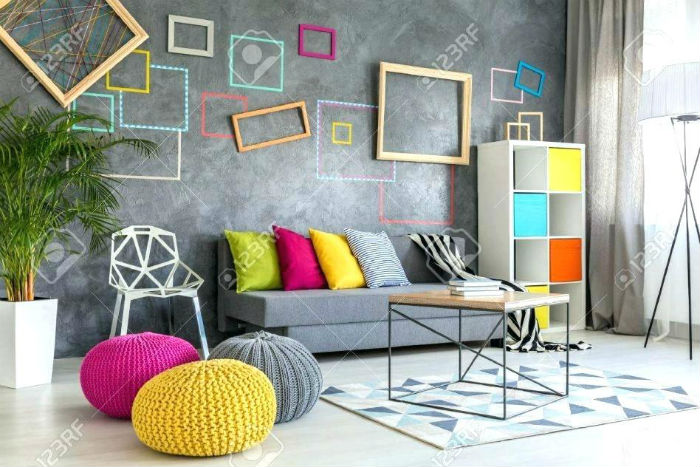 almofadões no chão vs futons para quarto