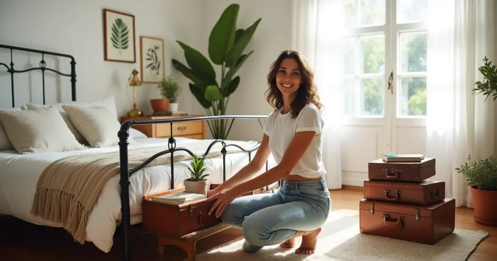 15 Ideias de Decoração de Quarto com Malas Antigas (Vai Mudar Tudo!) 15 Ideias de Decoração de Quarto com Malas Antigas (Vai Mudar Tudo!)