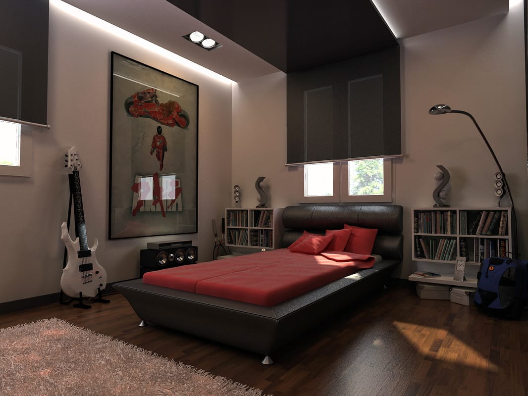 como escolher a cor ideal para quarto de adolescente masculino