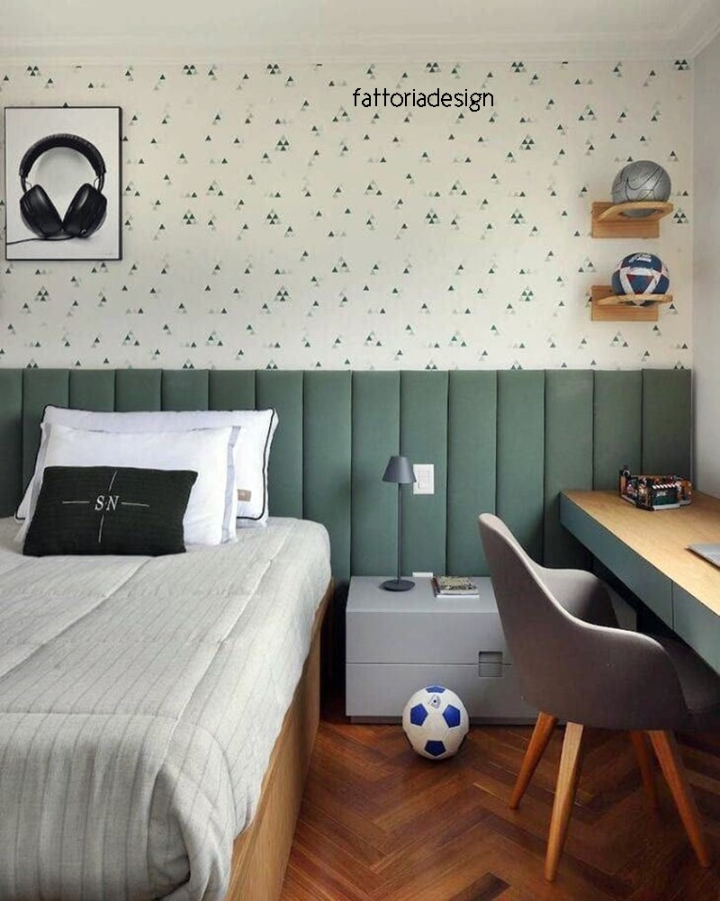 como escolher a cor ideal para quarto de adolescente masculino