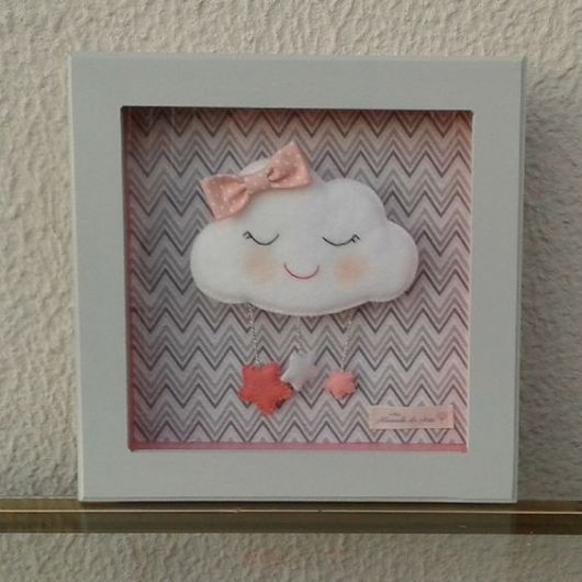 decoração de quarto de bebê nuvem
