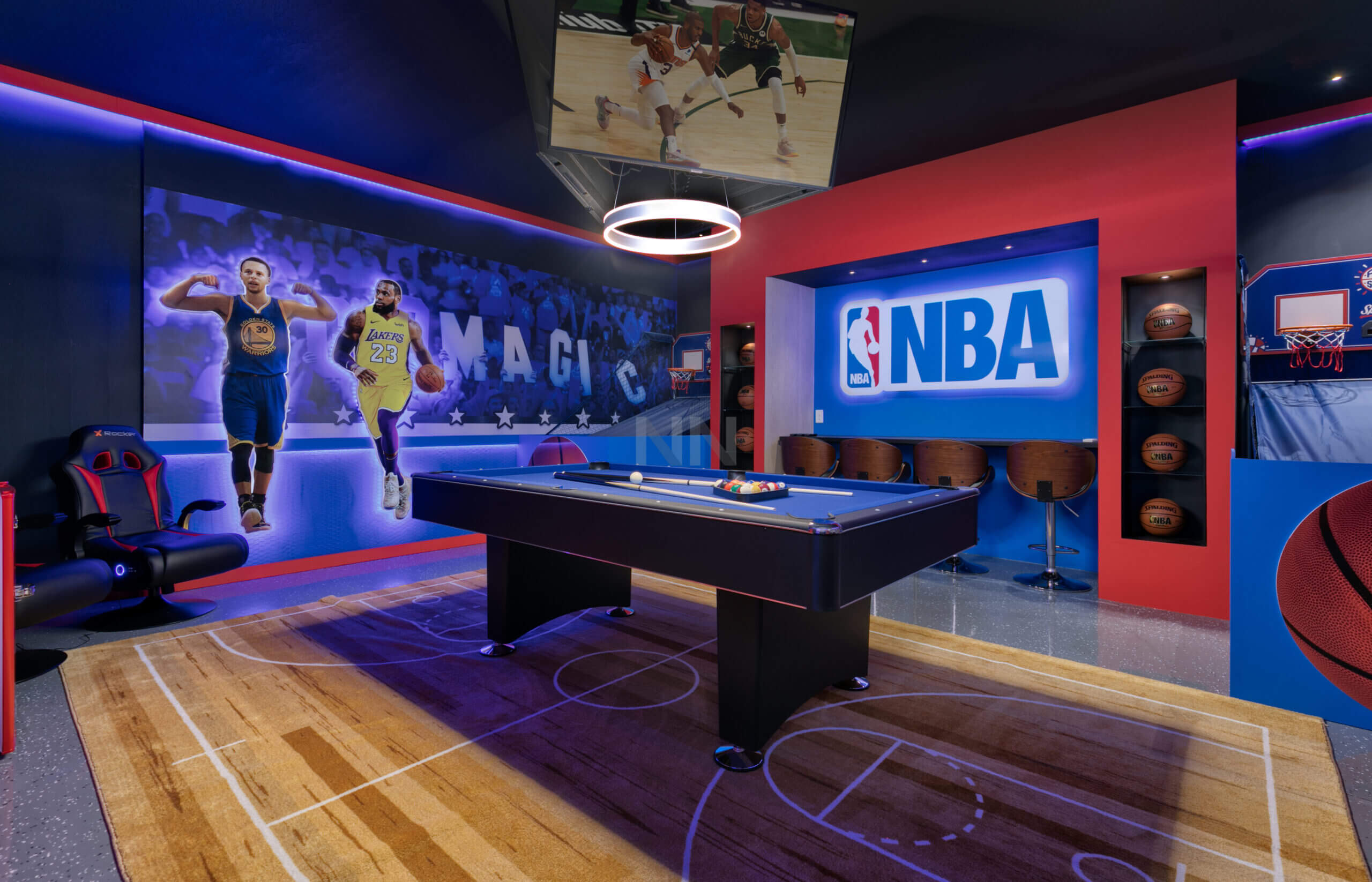 sala de jogos para consoles