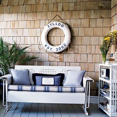 ideias de decoração navy para sala