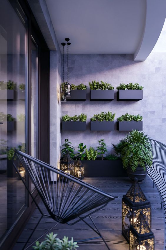 Estruturas para jardim vertical DIY