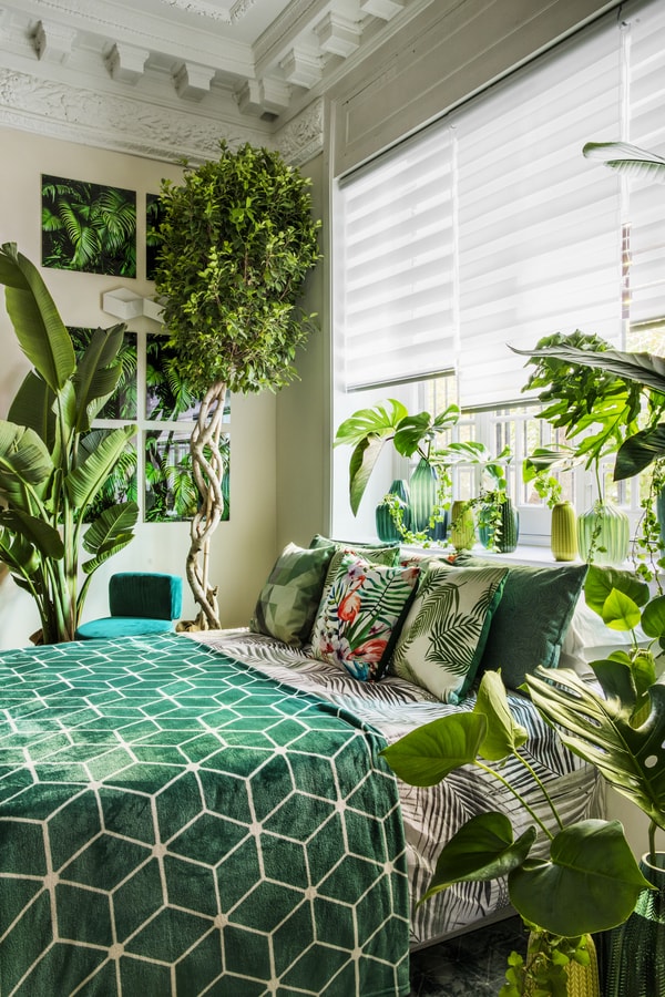 Jardim vertical quarto decoração