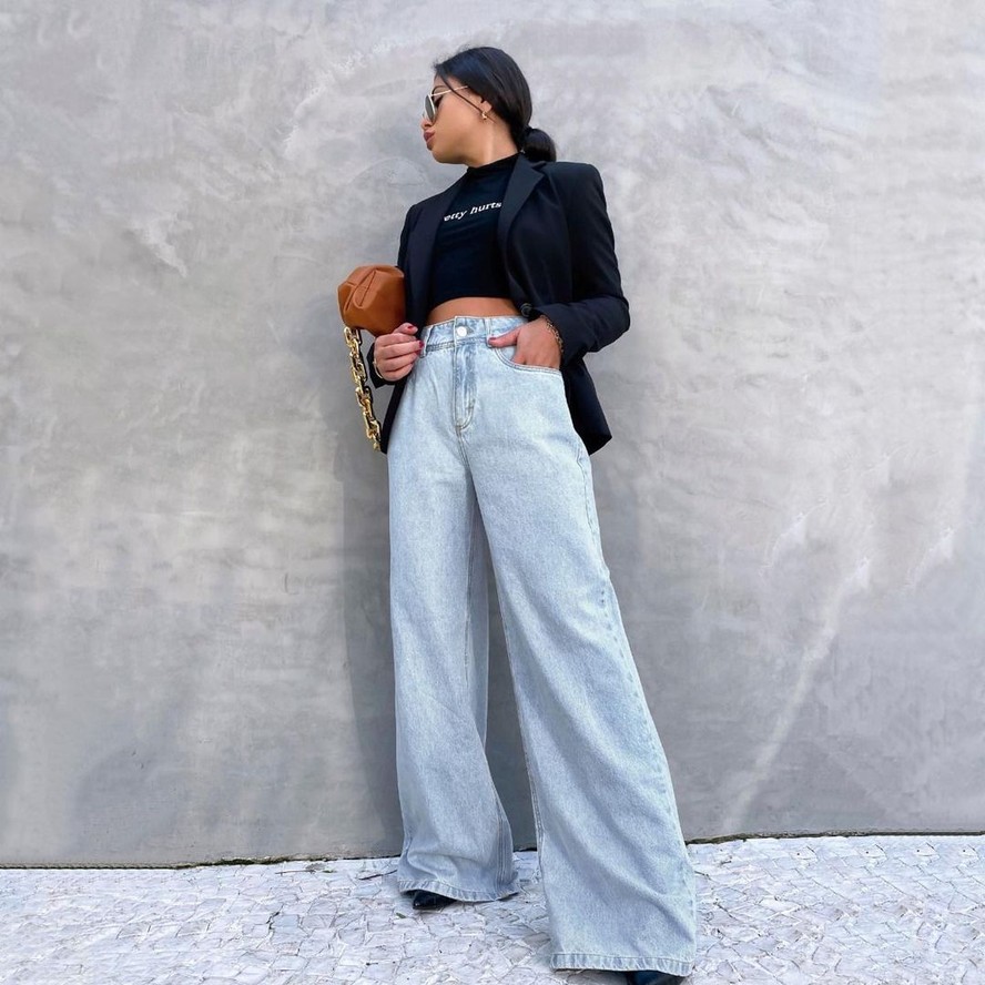 onde comprar calça pantalona jeans barata online