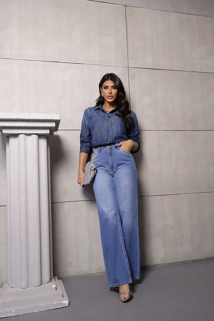 preço calça pantalona jeans de marca