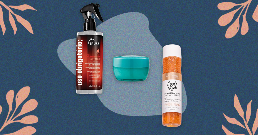 melhores produtos para o cabelo no verão