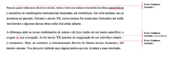 moda para revisores de texto