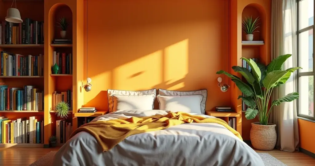 27 Ideias de Nicho para Livros no Quarto: Seu Refúgio Organizado