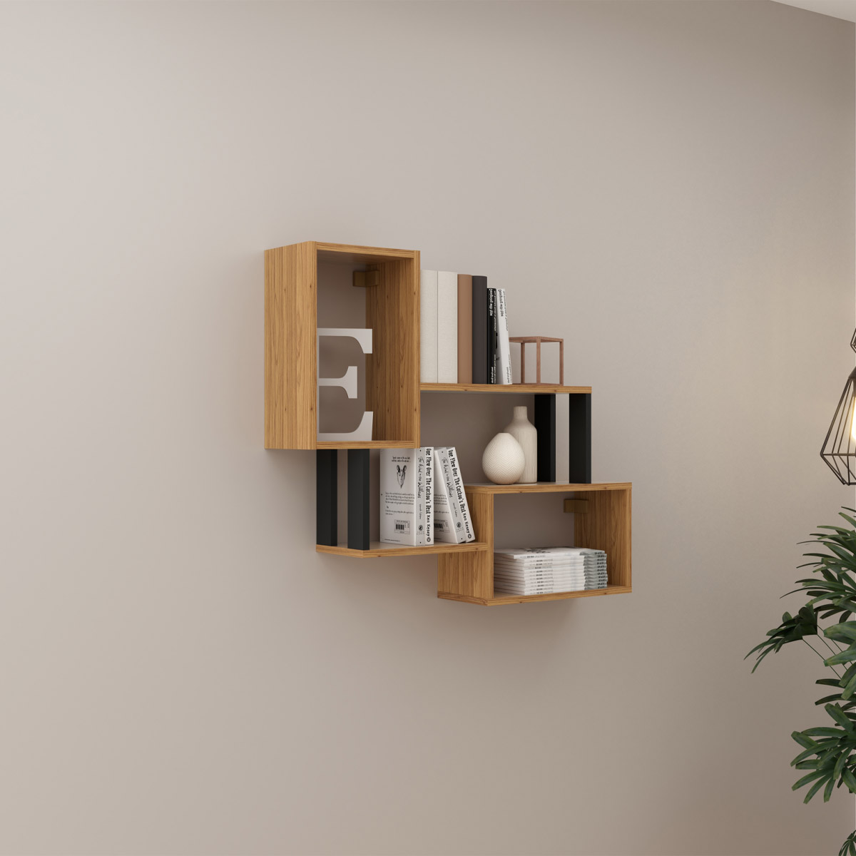 erros comuns ao organizar livros em nichos no quarto