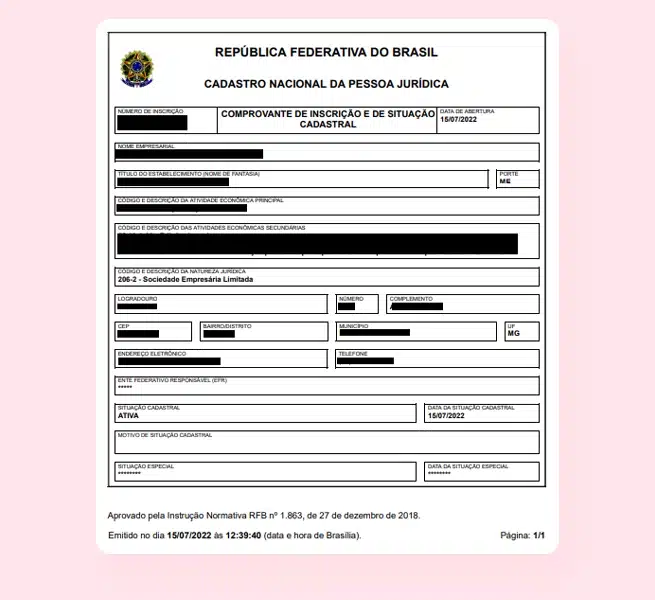 o que é cartão cnpj