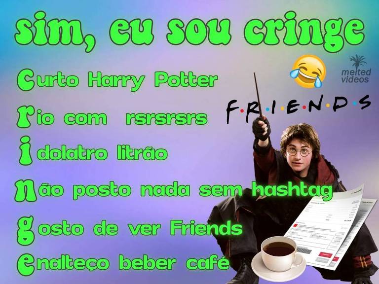 exemplos de coisas cringe para rir