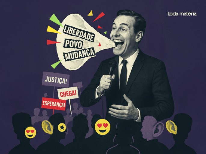 demagogia versus liderança autêntica