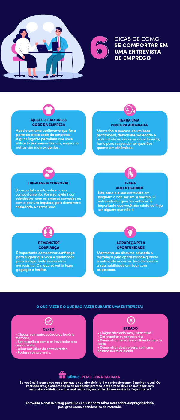 melhores perguntas para entrevista de emprego