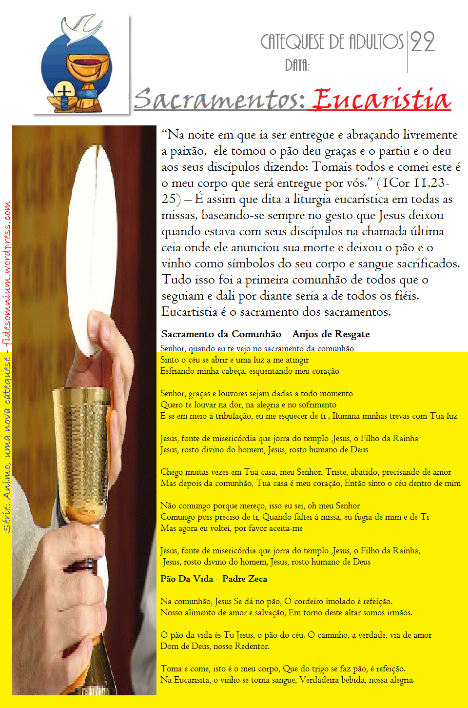 significado da eucaristia para os cristãos