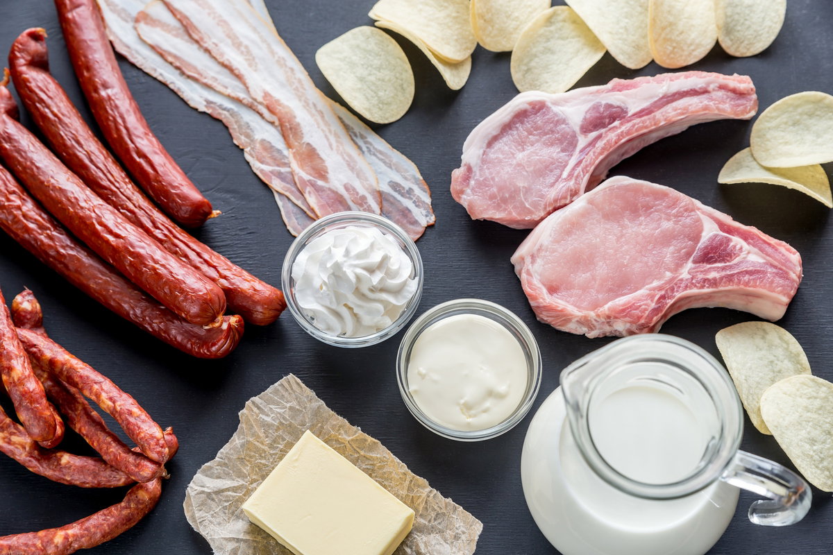 alimentos com gordura saturada