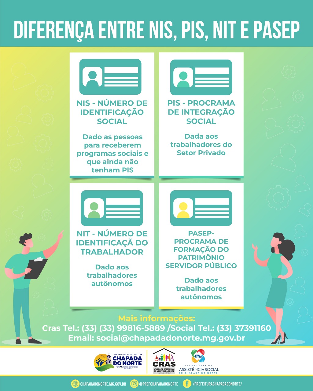 Diferença NIT PIS PASEP NIS