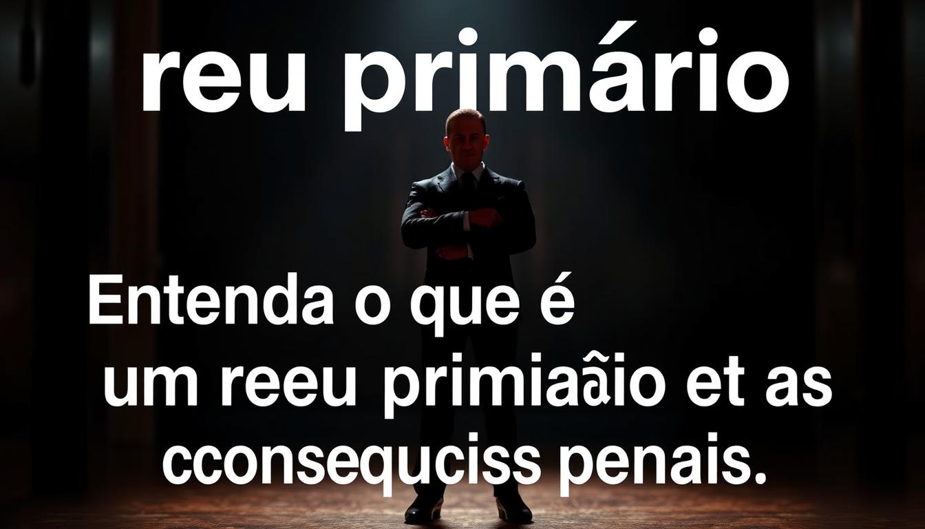 o que é réu primário