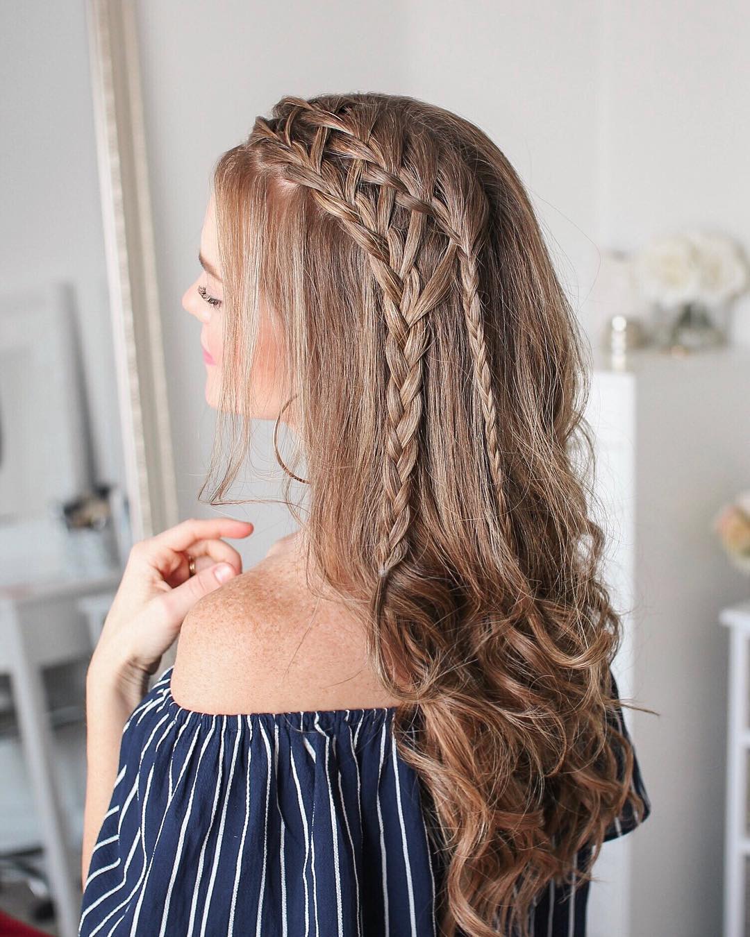 penteados soltos com ondas