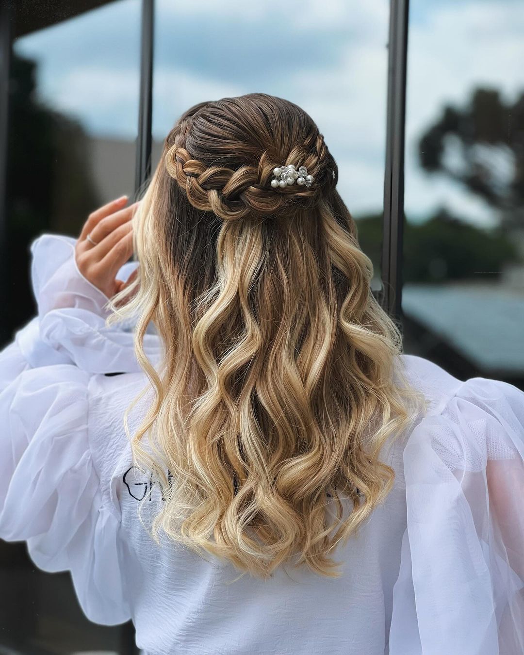 penteados soltos para cabelo médio