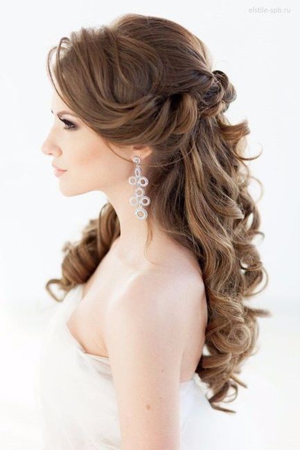penteados soltos para cabelo longo