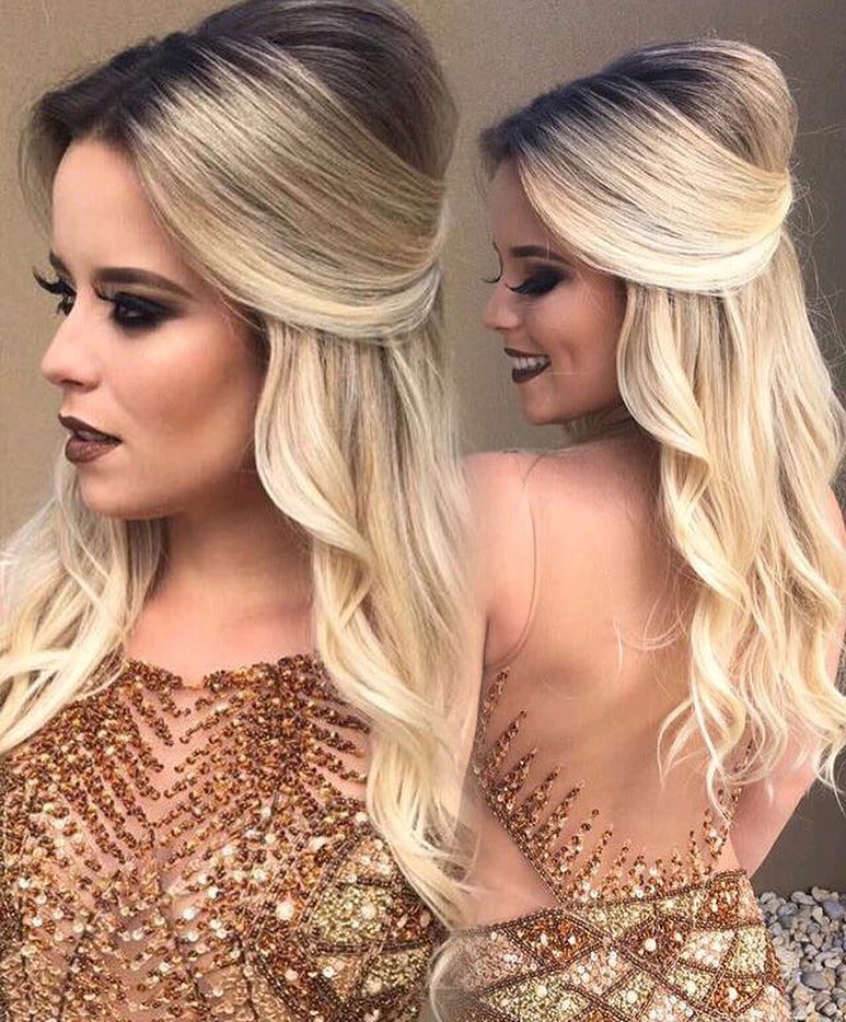 penteados soltos para cabelo curto