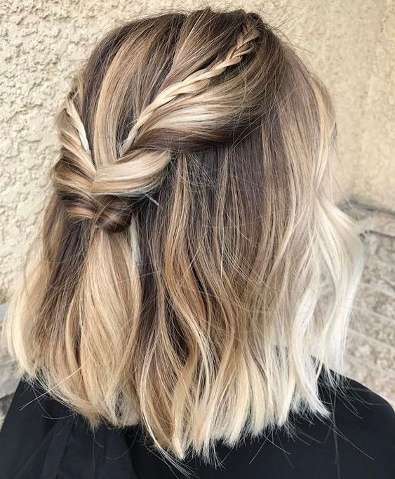 penteado rápido cabelo médio vs longo
