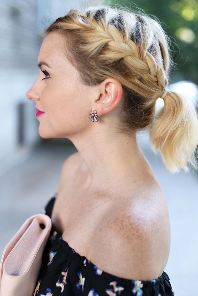 ideias de penteados para cabelo médio todo dia