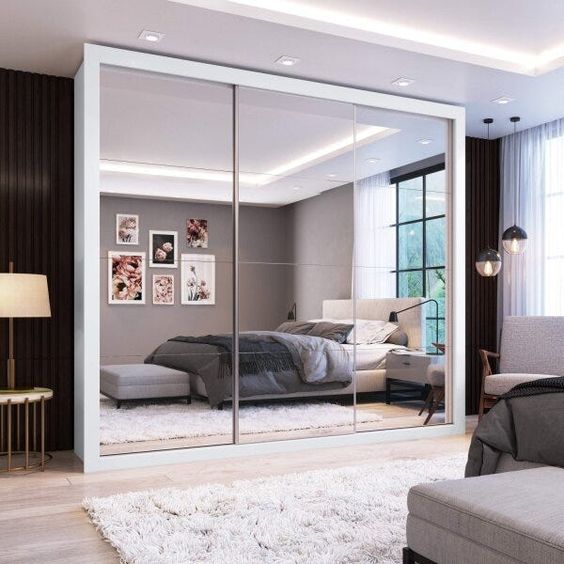 erros comuns ao usar móveis espelhados no quarto