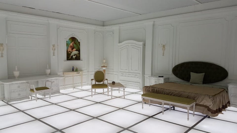 quarto com temática de cinema