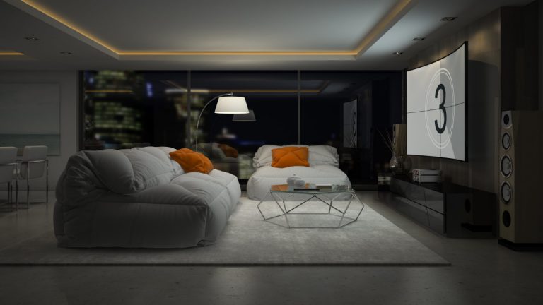 quarto de cinema vs sala de cinema tradicional