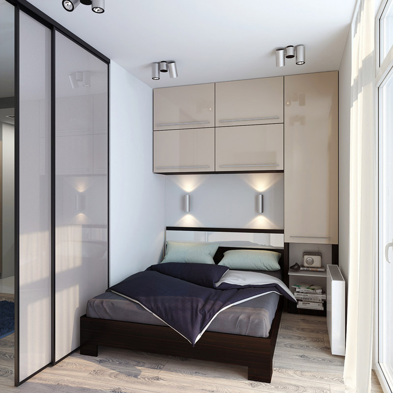 quarto de casal planejado 9m²