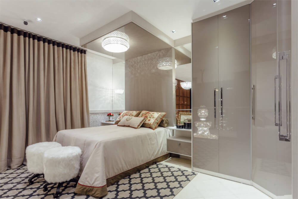 erros ao planejar quarto de casal pequeno
