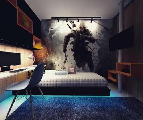 erros comuns ao decorar quarto gamer preto e vermelho